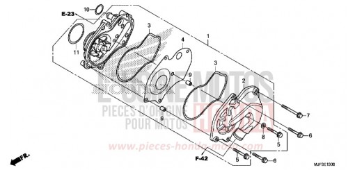 POMPE A EAU CTX700AE de 2014